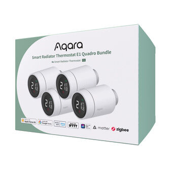 Aqara E1 Smart Radiator Thermostat Quadro Bundle & Free E1 Hub