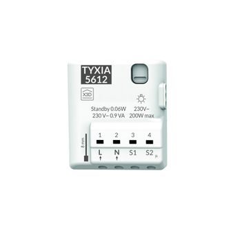 Delta Dore Tyxia 5612 Wireless 2-Channel On/Off Lighting Receiver Module