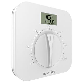 Heatmiser DS1-L V2 Digital Display Dial Thermostat