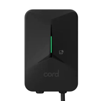 Cord Zero 7.4kW Type 2 Tethered Home EV Charger - Matt Black