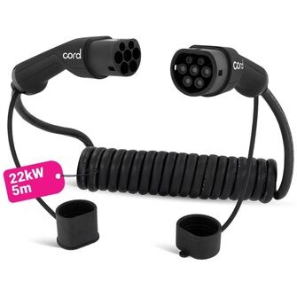 Cord Coiled EV Charging Cable 230V 32A 7.4kW