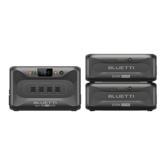 Bluetti Apex 300 Battery Plus 2 B300K Expansion Batteries