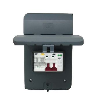 Garo EV MCU IP65 Consumer Unit with SPD, 40A MCB &amp; Isolator