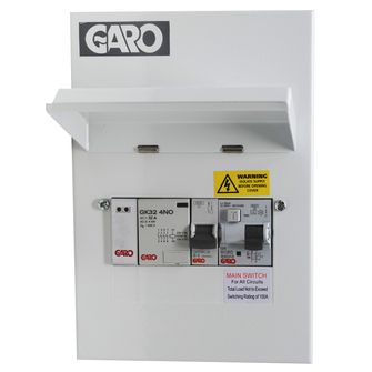 Garo EV Consumer Unit with 40A protection and PME Fault Protection