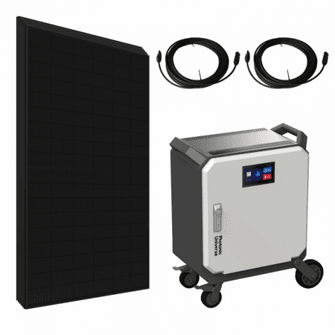 Complete 5kW Off-Grid Solar Power System with 5kWh Battery and 2.5kW Solar Array