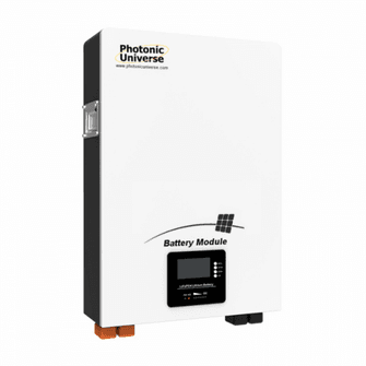 Photonic Universe 51.2V 100Ah 5.12kWh Wall-Mounted LiFePO₄ Battery