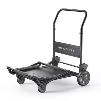 Bluetti Foldable Metal Trolley Cart With Wheels