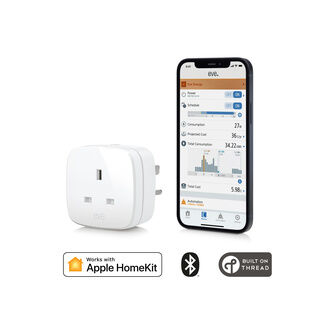 Eve Home Energy Smart Plug & Power Usage Meter