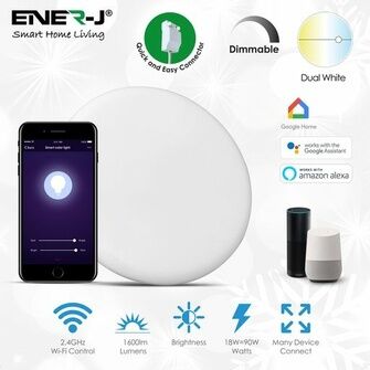ENER-J Smart Wi-Fi 18W Frameless LED Downlight