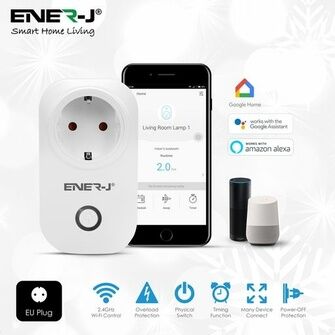 ENER-J WiFi Smart Plug with Energy Monitor, EU Plug (max 1600W)