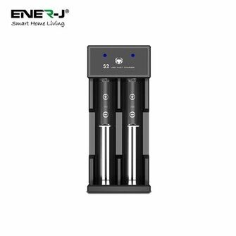 ENER-J USB Fast Charger for Rechargeable Batteries
