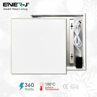 ENER-J Infrared Panel with built in RF receiver for Thermostat 595x595