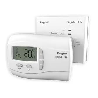 Drayton Digistat+1 RF Thermostat & Single Channel Receiver