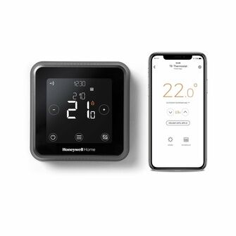 Honeywell T6 Smart Wired Thermostat - 230V (Black)