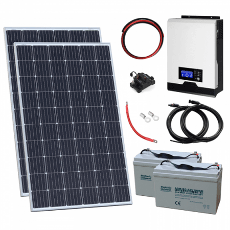 Photonic 600W 24V Complete Off-Grid Solar Power Kit With Solar Panels ...
