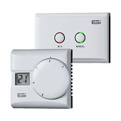 Smart Programmable Thermostat – 4.8" Touchscreen LCD, 6-Period Scheduling, ±1° Accuracy, For Water/Gas/AC (95-240V), Black