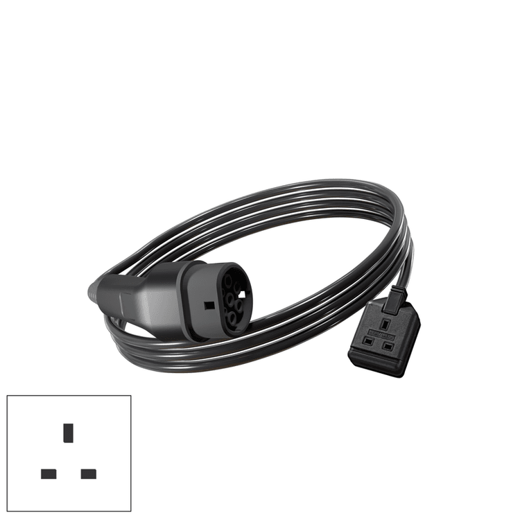Wottz (V2L) BYD Vehicle To Load EV Discharge Cable - UK 1 Gang