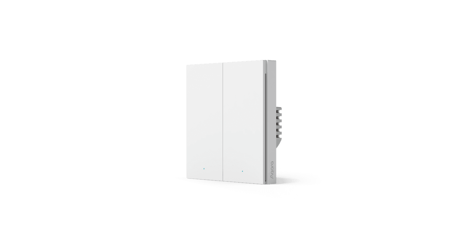 Aqara H1 Smart Double Rocker Wall Light Switch (With Neutral) only £32.49