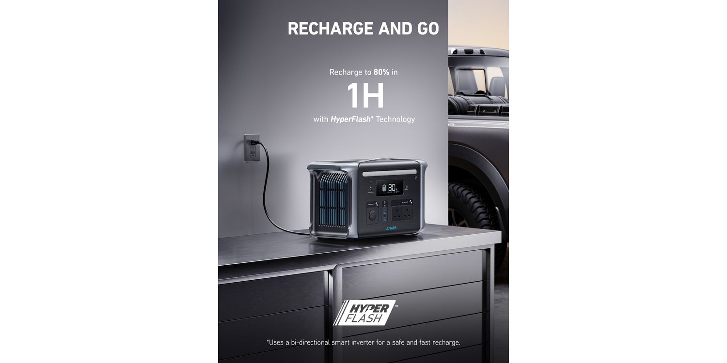 Anker SOLIX F1200 757 PowerHouse Portable Power Station (1229Wh