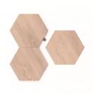 Nanoleaf Elements Wood Look Hexagon LED Smart Light Expansion Kit - Pack of 3 additional 2