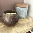 Cherish Planet Soy Wax Real Coconut Shell Candle - Jasmine Scented additional 3