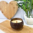 Cherish Planet Soy Wax Real Coconut Shell Candle - Sandalwood Scented additional 2