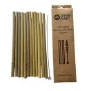 Cherish Planet Large Organic Bamboo Reusable Drinking Straws - Set of 12 additional 5