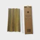 Cherish Planet Large Organic Bamboo Reusable Drinking Straws - Set of 12 additional 4