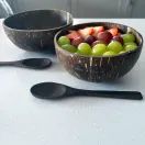Cherish Planet Real Coconut Shell Bowls with Wooden Spoons additional 2