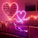 Twinkly USB Green Wire 200 Heart-shaped RGB String LED Lights additional 2