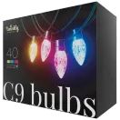 Twinkly Green Wire C9 String Bulbs (40 RGB LED, Faceted, Plug Type G) additional 1