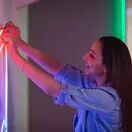 Twinkly Flex White Wire 2 m / 6.6 ft, RGB LED Light (Plug Type G) additional 5