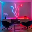 Twinkly Flex White Wire 2 m / 6.6 ft, RGB LED Light (Plug Type G) additional 2