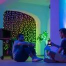 Twinkly Net, 240 LED RGB Clear Wire Pearl Shaped Lights (1.45x2.4 m, Plug G) additional 5