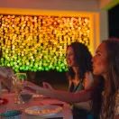 Twinkly Net, 240 LED RGB Clear Wire Pearl Shaped Lights (1.45x2.4 m, Plug G) additional 3