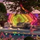 Twinkly Net, 240 LED RGB Clear Wire Pearl Shaped Lights (1.45x2.4 m, Plug G) additional 4