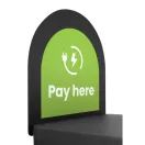 Evec VecSPRINT Payment Terminal - Pedestal with Light Sensing Controller and PAYTER additional 7