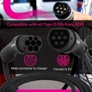 Cord EV Charging Cable 230V 32A 7.4kW additional 4