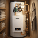 EHS FlexStore 12kW Electric Boiler with 150L Hot Water Cylinder additional 4