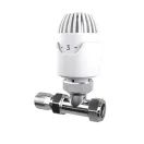 Drayton RT212 15mm Angled Thermostatic Radiator Valve &amp; Lockshield Pack additional 2