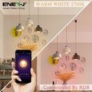 ENER-J Smart WiFi GLS LED Lamp B22, 9W, RGB+W+WW, Dimmable  (selling in packs of 3) additional 3