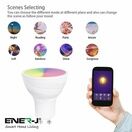 ENER-J Smart WiFi GU10 LED Lamp 5W, RGB+W+WW, Dimmable (selling in packs of 3) additional 10