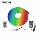 ENER-J Smart WiFi RGB LED Neon Strip Kit 12V, 3 meters, IP65 additional 3