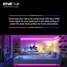 ENER-J Smart WiFi RGB LED Neon Strip Kit 12V, 3 meters, IP65 additional 9