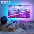 ENER-J Smart Gaming PC/TV RGBIC Strip Kit with 3.8M RGBIC LED Strips, Camera, Controller & UK Adapter additional 7