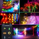 ENER-J Smart RGB Fairy Lights with 5 Meters length, 50 LEDs, WiFi+BLE+IR Remote control additional 4