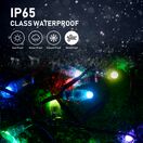 ENER-J Smart RGB Fairy Lights with 5 Meters length, 50 LEDs, WiFi+BLE+IR Remote control additional 8