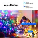 ENER-J Smart RGB Fairy Lights with 5 Meters length, 50 LEDs, WiFi+BLE+IR Remote control additional 6