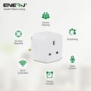 ENER-J WiFi Smart Mini plug square, UK BS Plug (3 pcs pack) additional 4