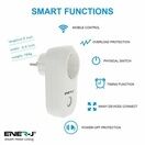 ENER-J WiFi Smart Plug with Energy Monitor, EU Plug (max 1600W) additional 7
